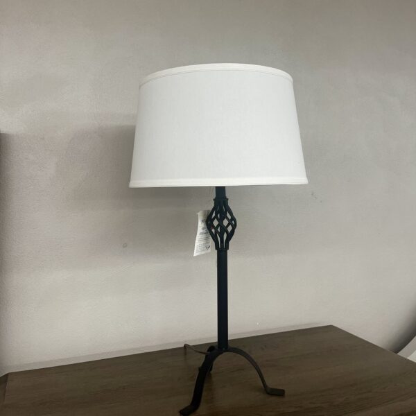 Medallion Black Iron Table Lamp PF318LH