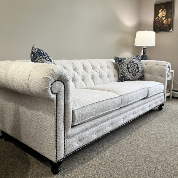 Mayo 8888F Stationary Sofa in Melody Ice Fabric