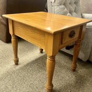 Leister Honey Oak Rectangular End Table