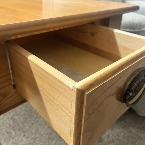 Leister Honey Oak Rectangular End Table - Image 2