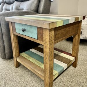 Liberty Multi Color End Table