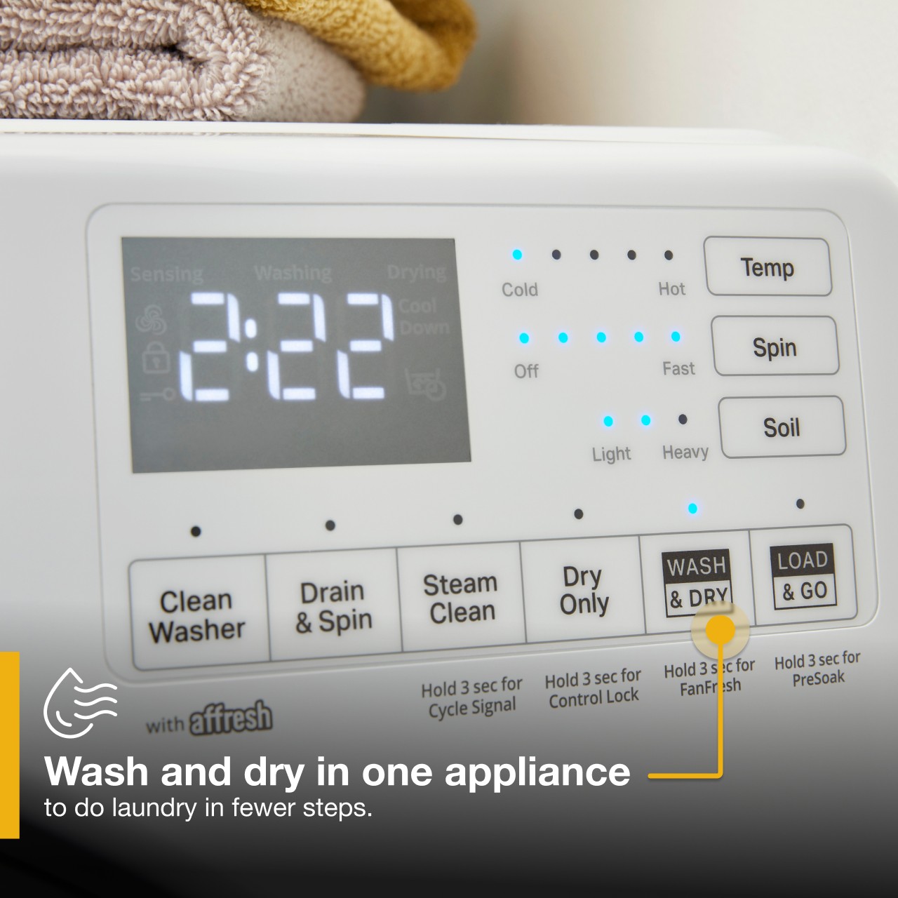 Whirlpool WFC682CLW All-In-One Washer & Dryer Combo - Image 3