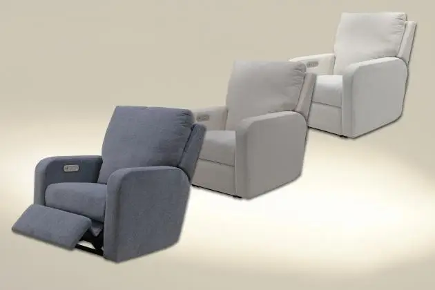 Catnapper® Lullaby Cotton Power Auto Glide Recliner with Power Headrest - Image 3